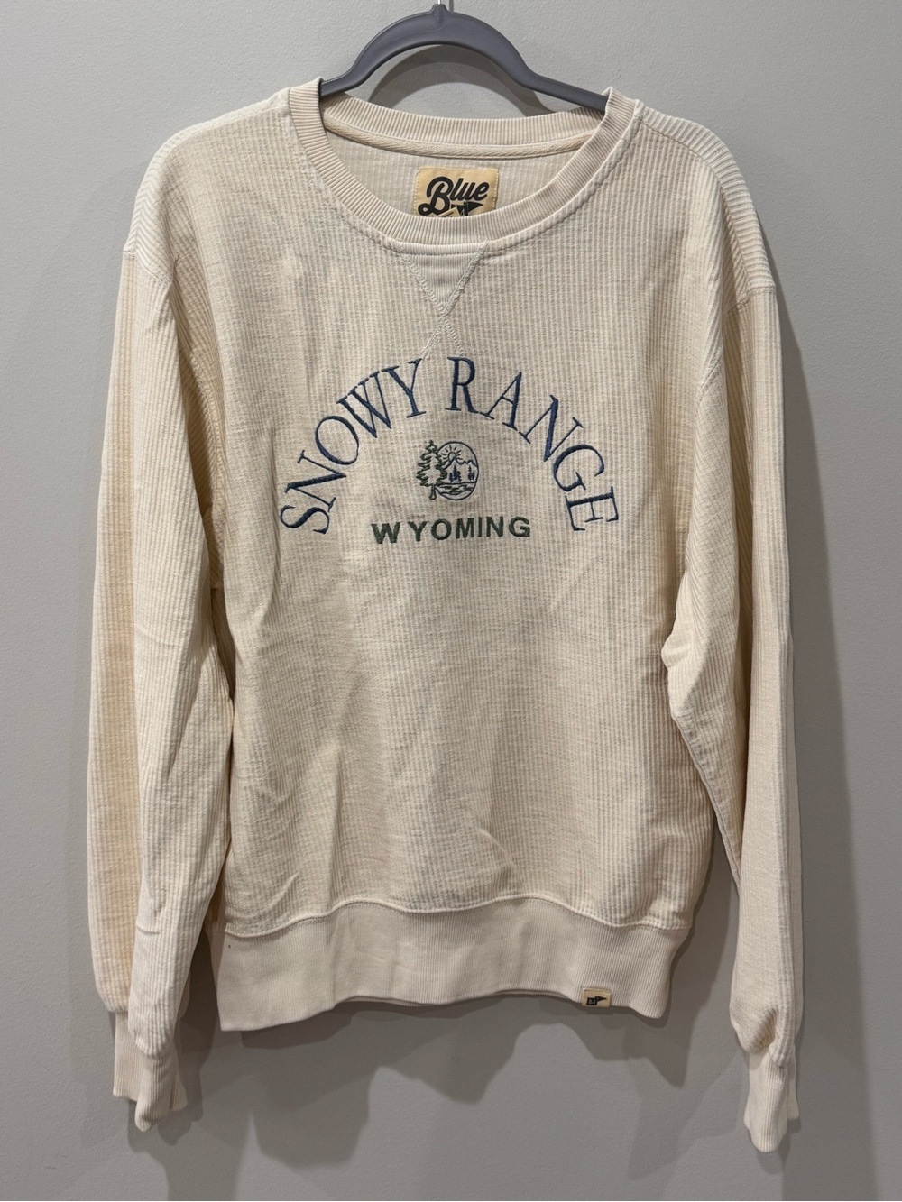 Snowy Range Wyoming Sz M Sweatshirt Ski Resort Western